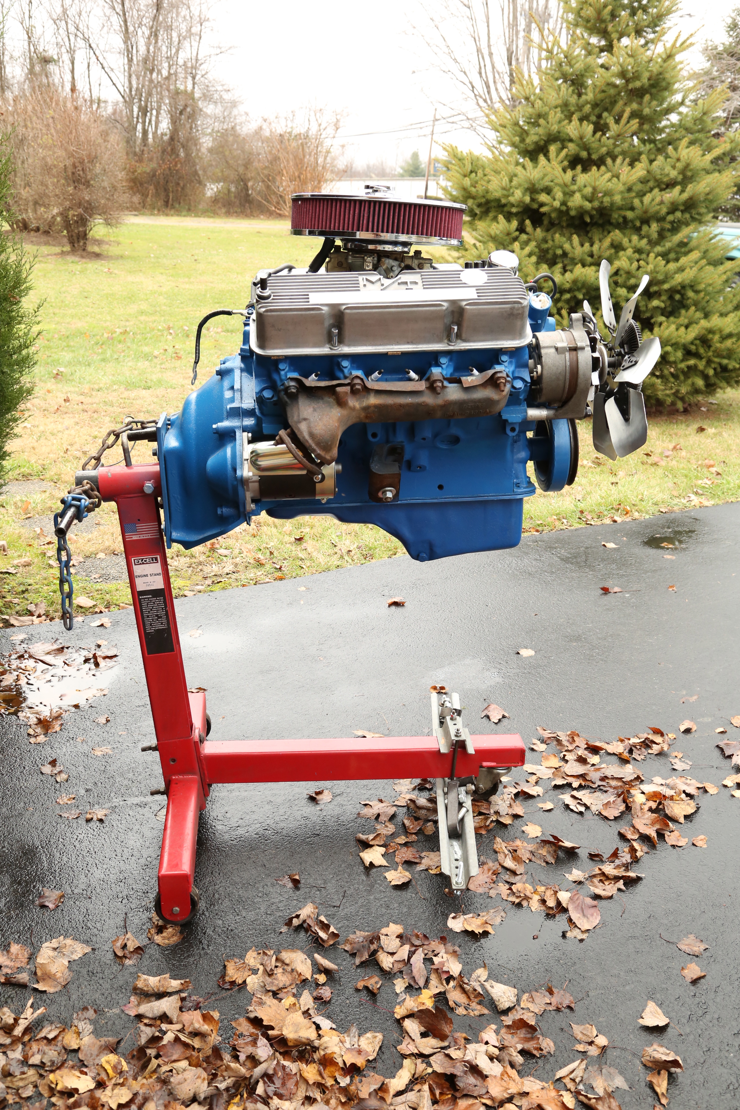 Rebuilt Ford Mustang Engine