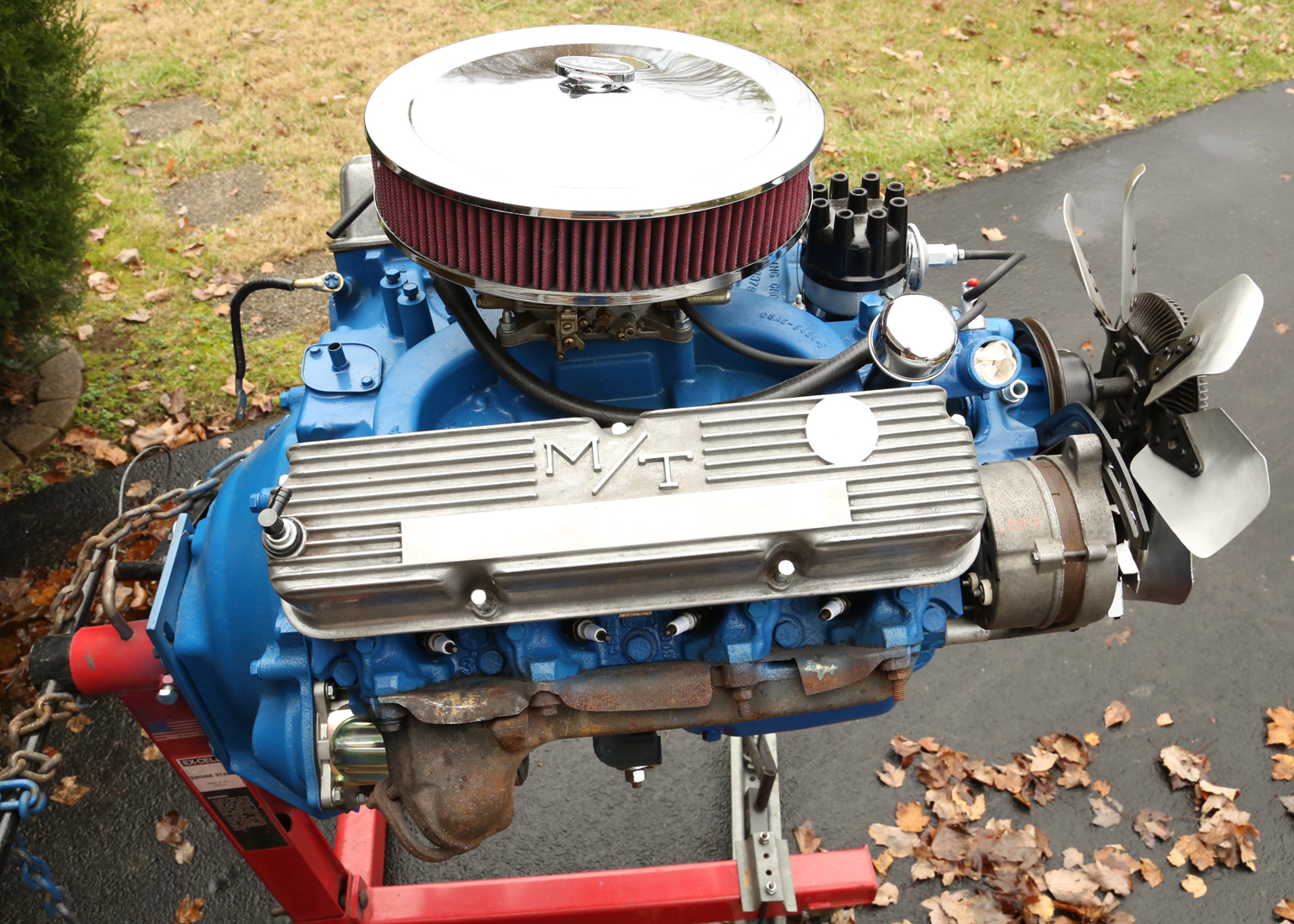 Rebuilt Ford Mustang Engine