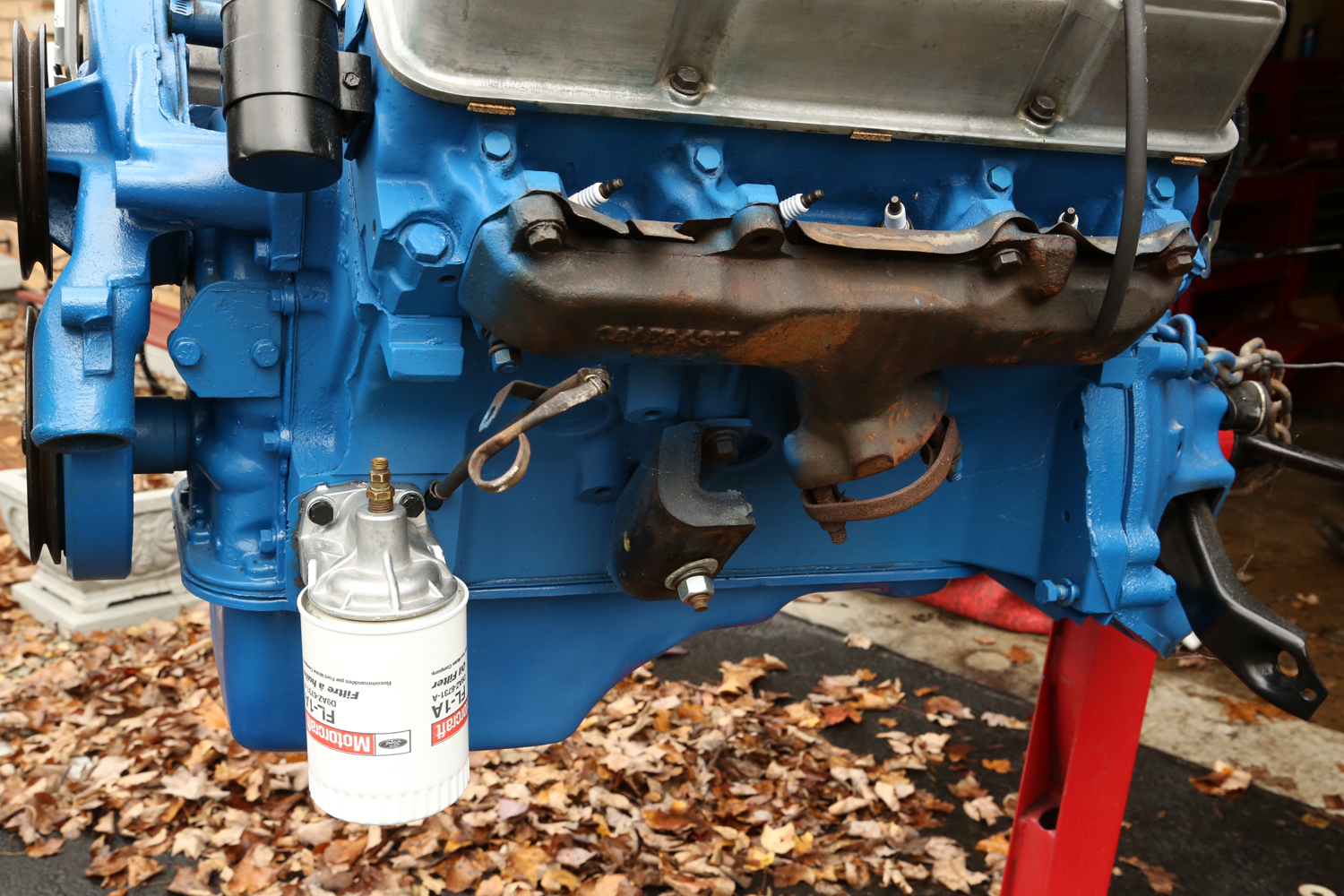 Rebuilt Ford Mustang Engine