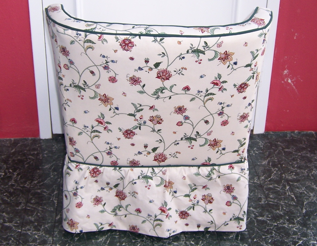 Upholstered Casual Floral Print Bedroom Chair