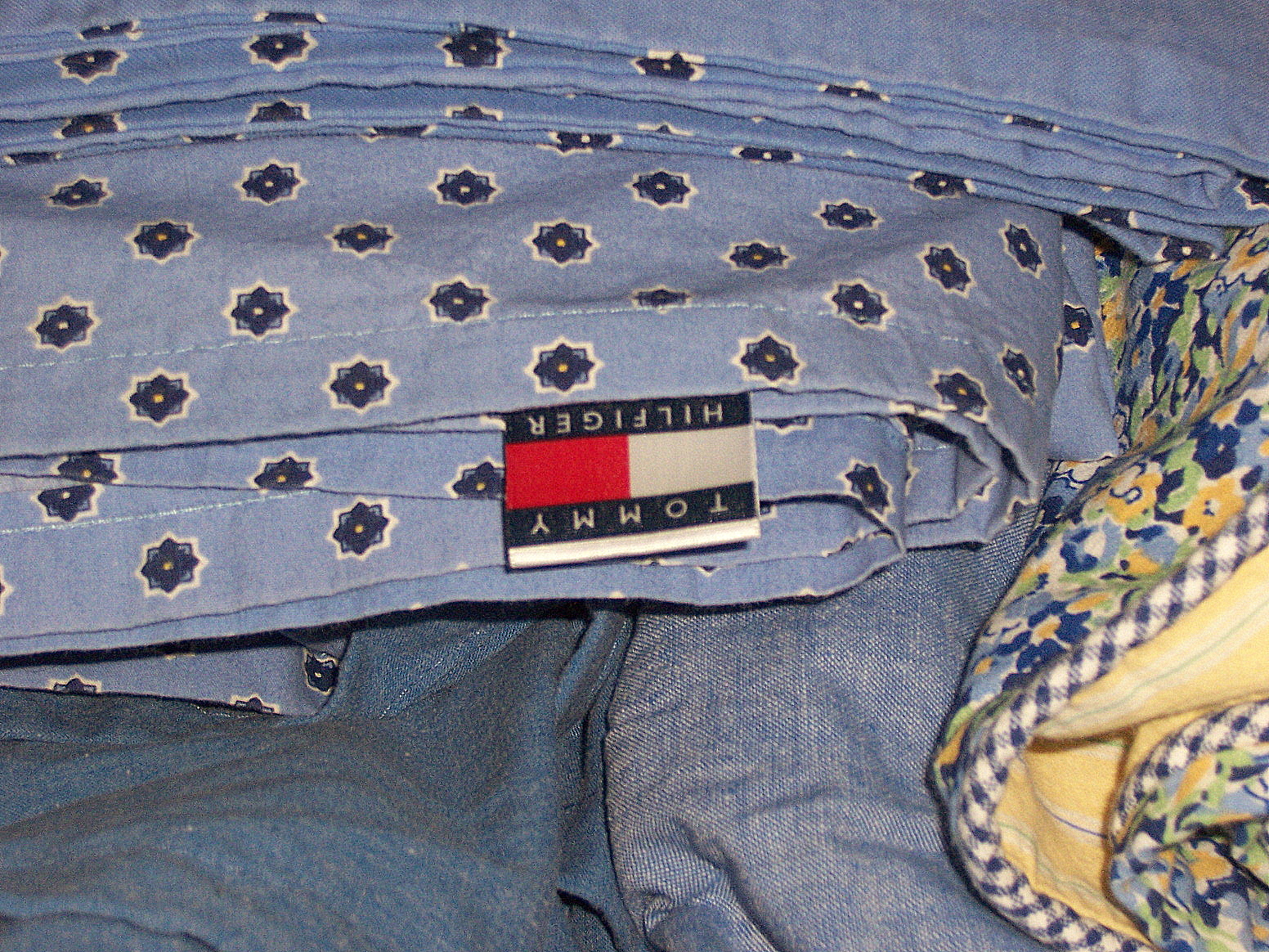 Tommy Hilfiger Blue Duvet with Matching Bedding Set