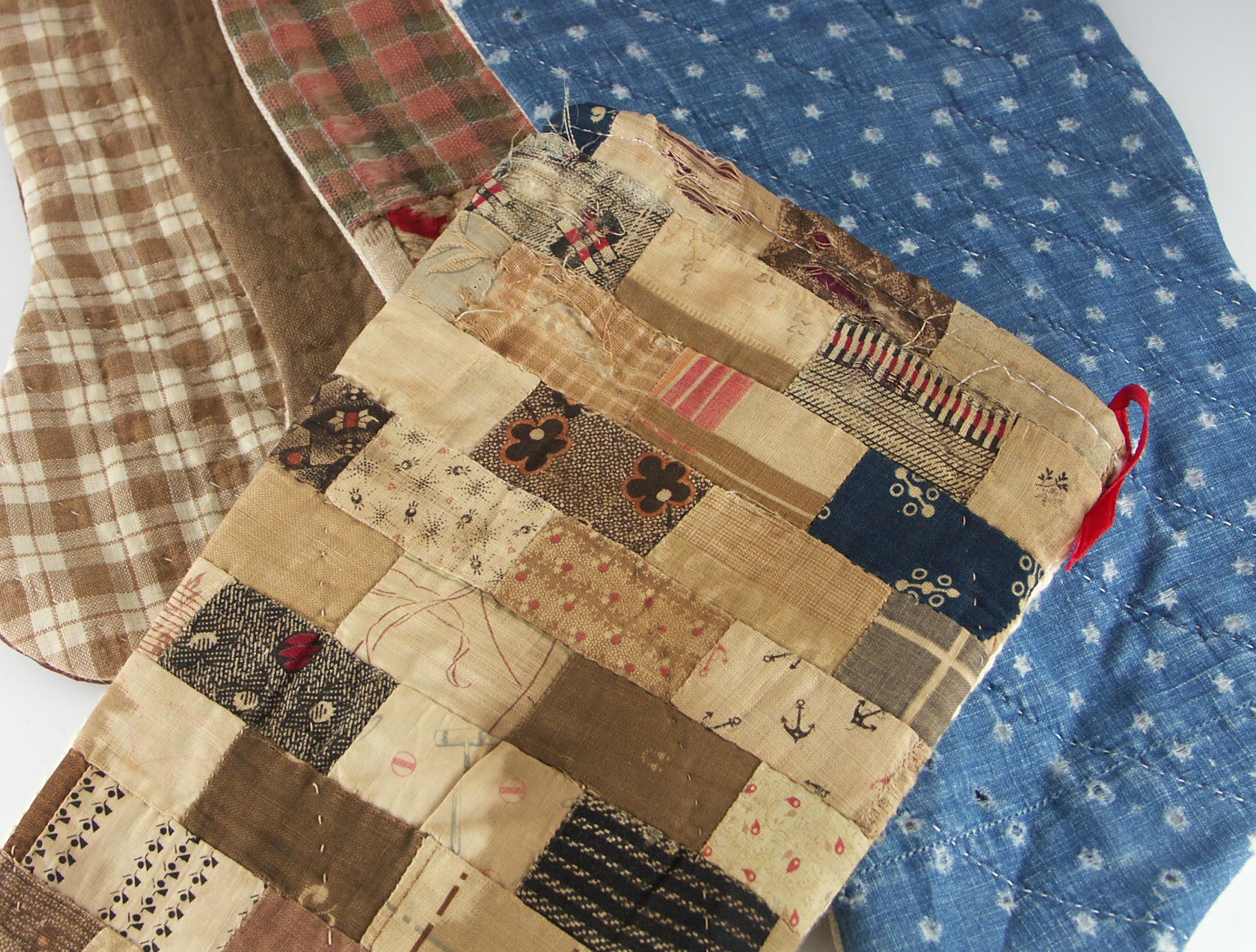 Quilted Christmas Stockings - Five