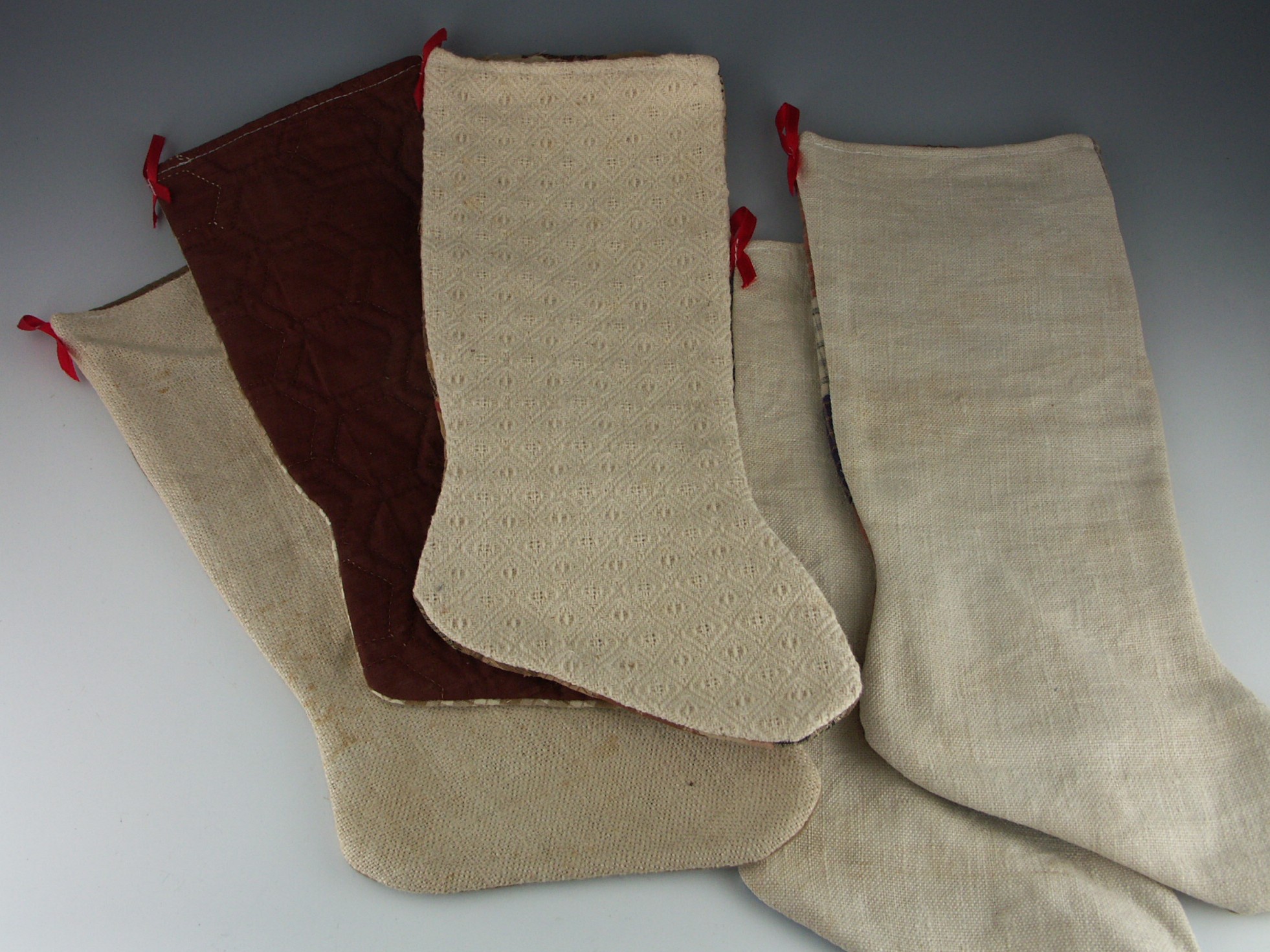 Quilted Christmas Stockings - Five