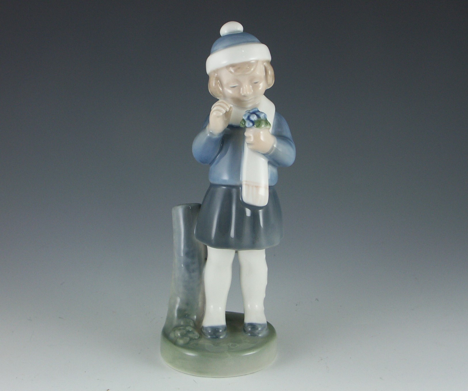 Royal Copenhagen "March, Girl with Flowers" Figurine 