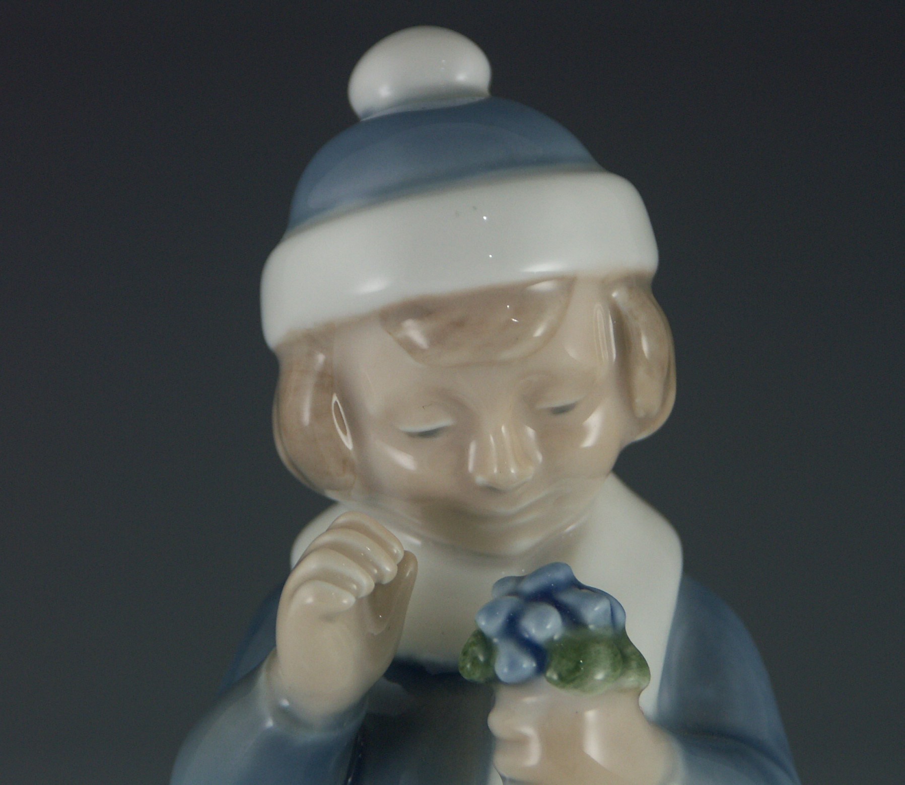 Royal Copenhagen "March, Girl with Flowers" Figurine 