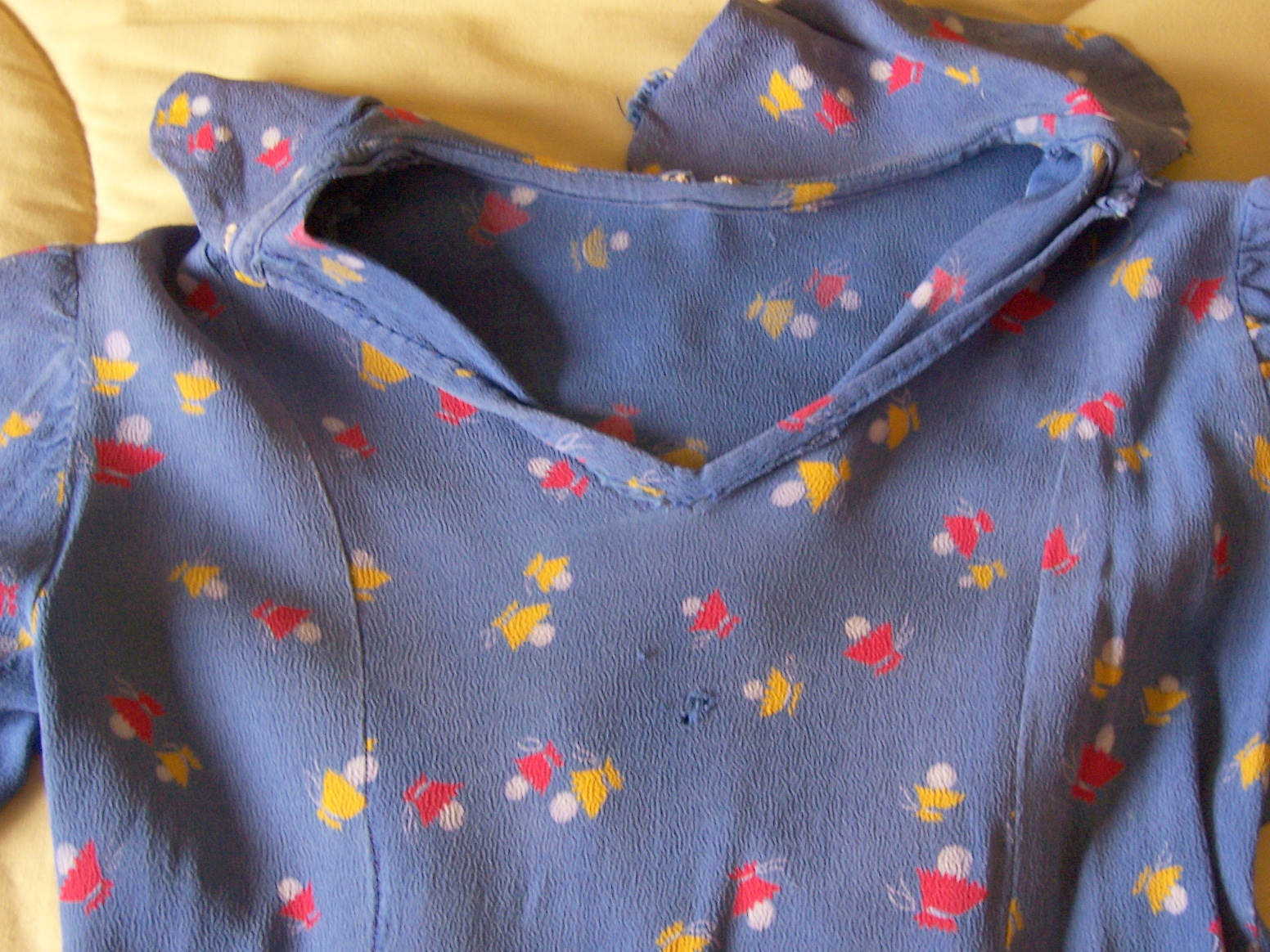 Young Girl's 1940s Vintage Dress