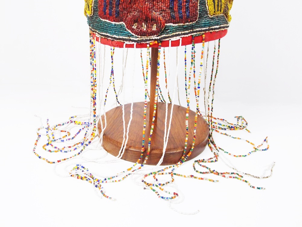 20th Century Yoruba/Nigerian Beaded Crown