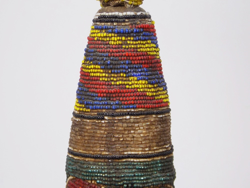 20th Century Yoruba/Nigerian Beaded Crown