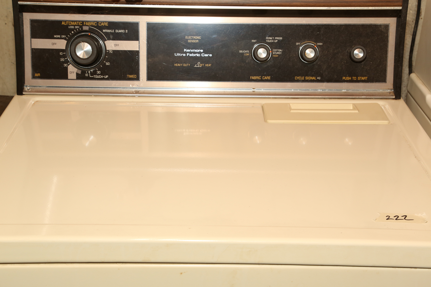 Kenmore Ultra Fabric Care Dryer