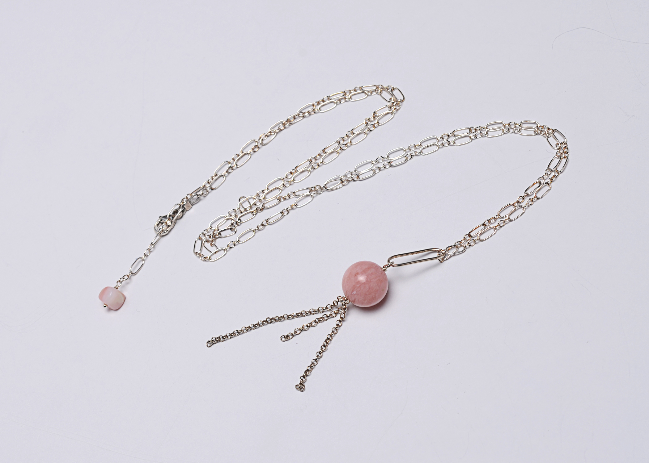 Sterling Silver Peruvian Opal Necklace, Designed by Paolo