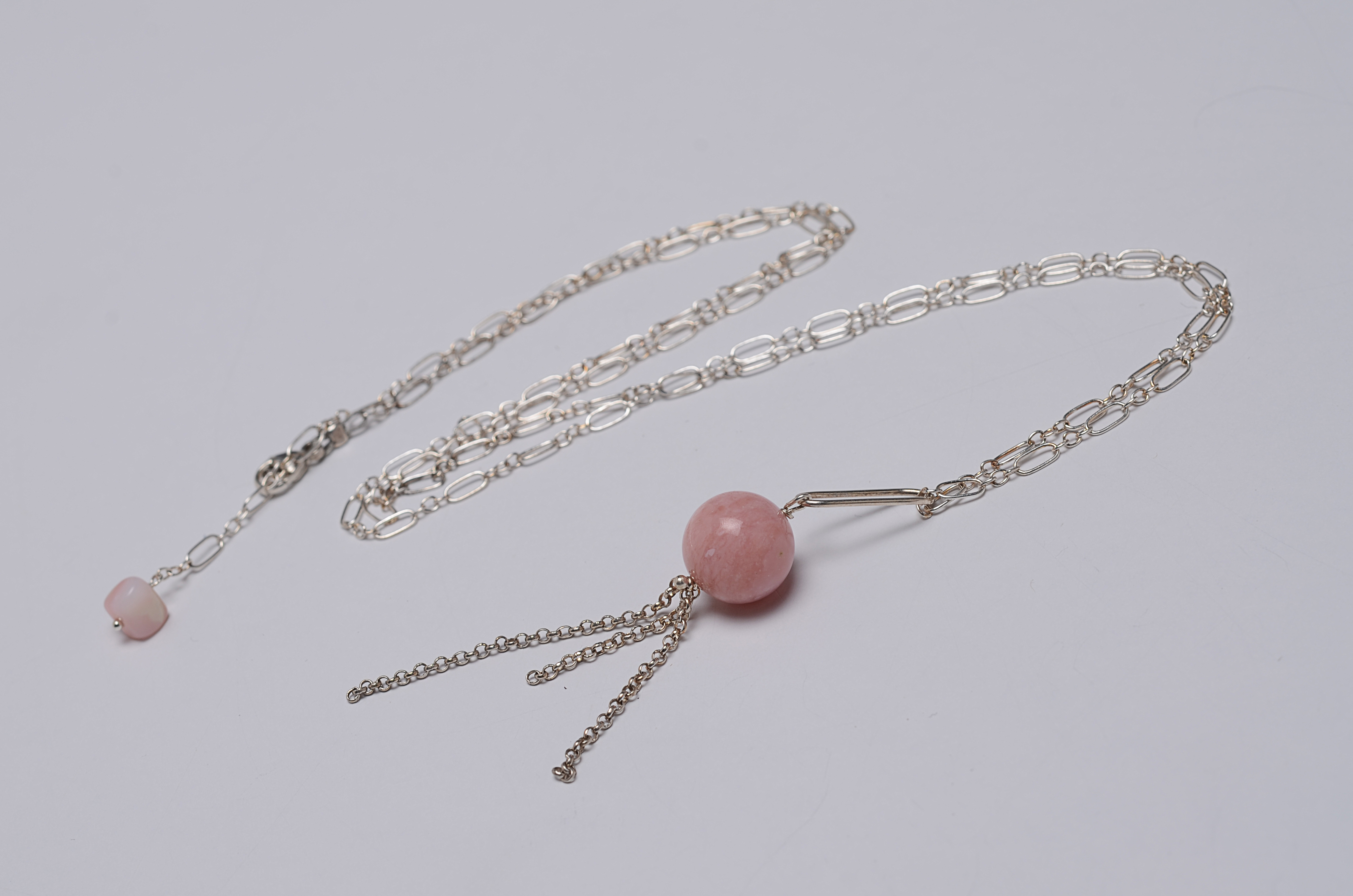 Sterling Silver Peruvian Opal Necklace, Designed by Paolo