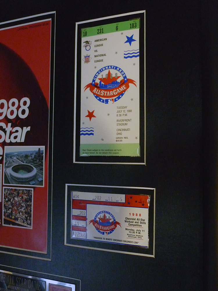 1988 All Star Game Framed Display