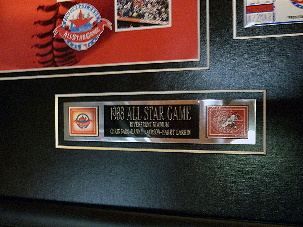 1988 All Star Game Framed Display