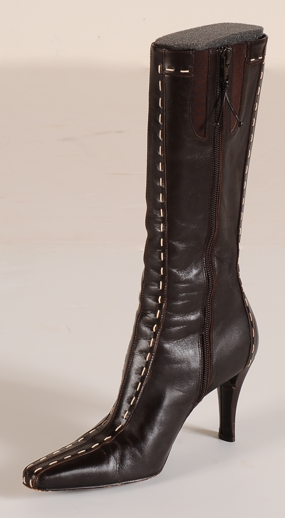 Donald J Pliner Brown Leather Calf Boots