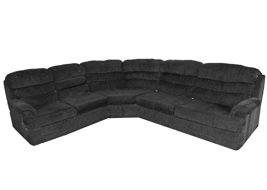 Simmons Sectional Hide-A-Bed Recliner Sofa