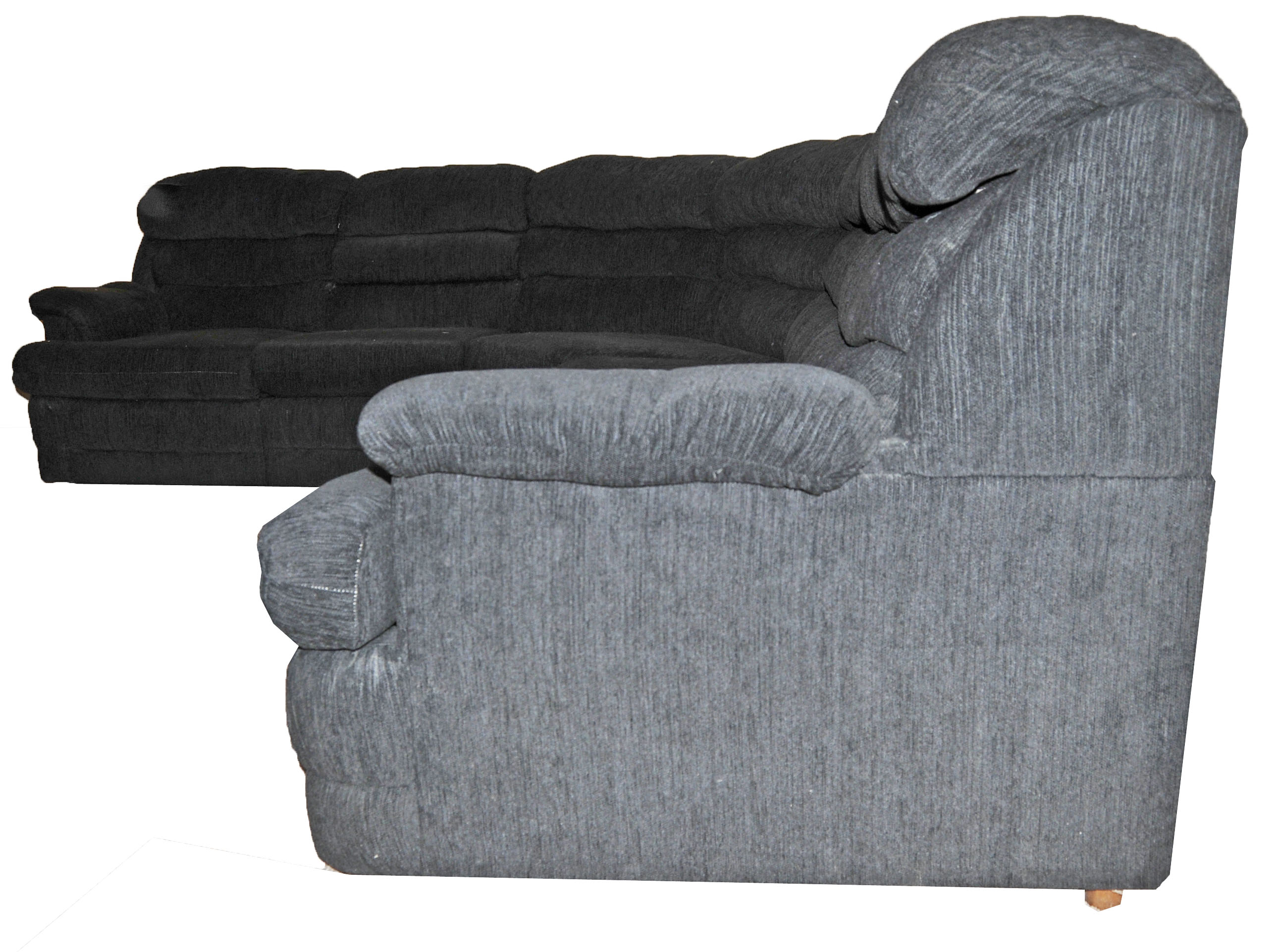 Simmons Sectional Hide-A-Bed Recliner Sofa