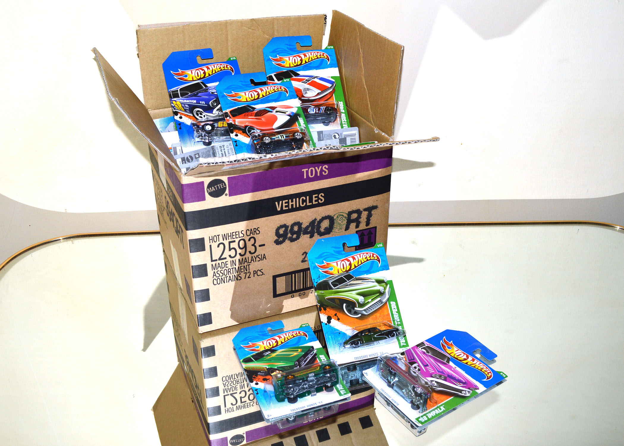 Box of Unopened Collector Hot Wheel Cars