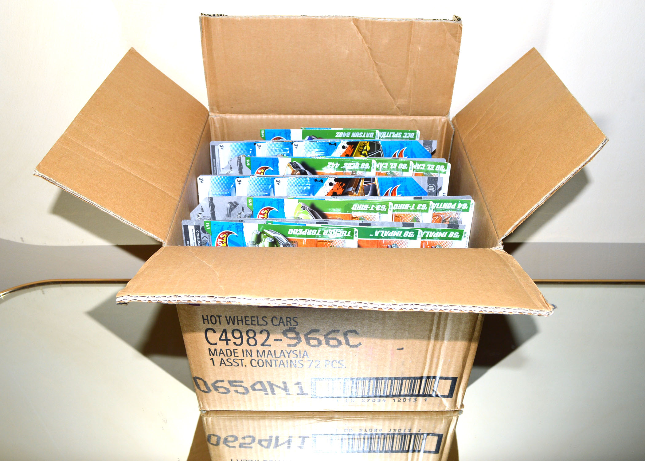 Box of Unopened Collector Hot Wheel Cars
