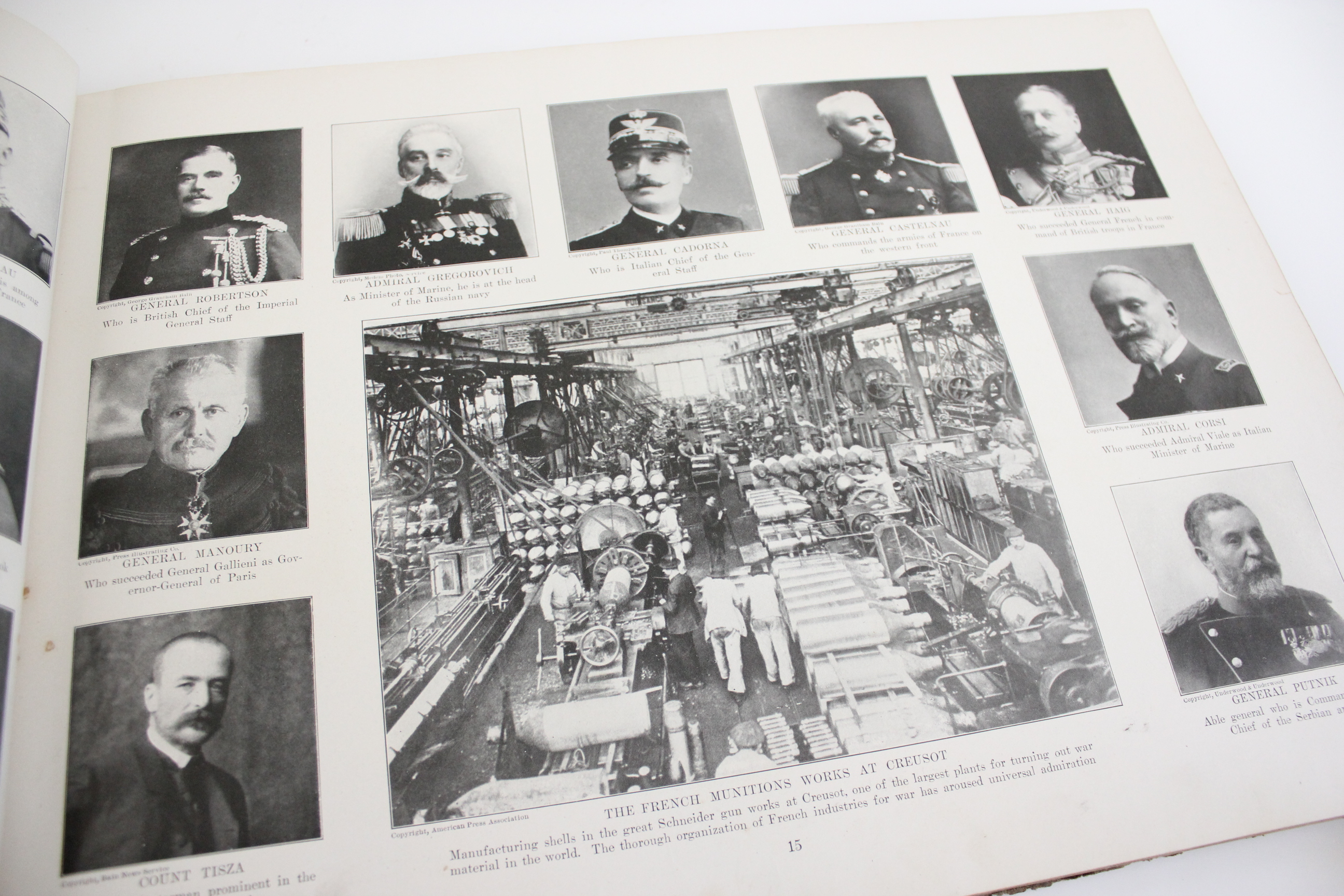 "WW I Collier's Photographic History of the European War"