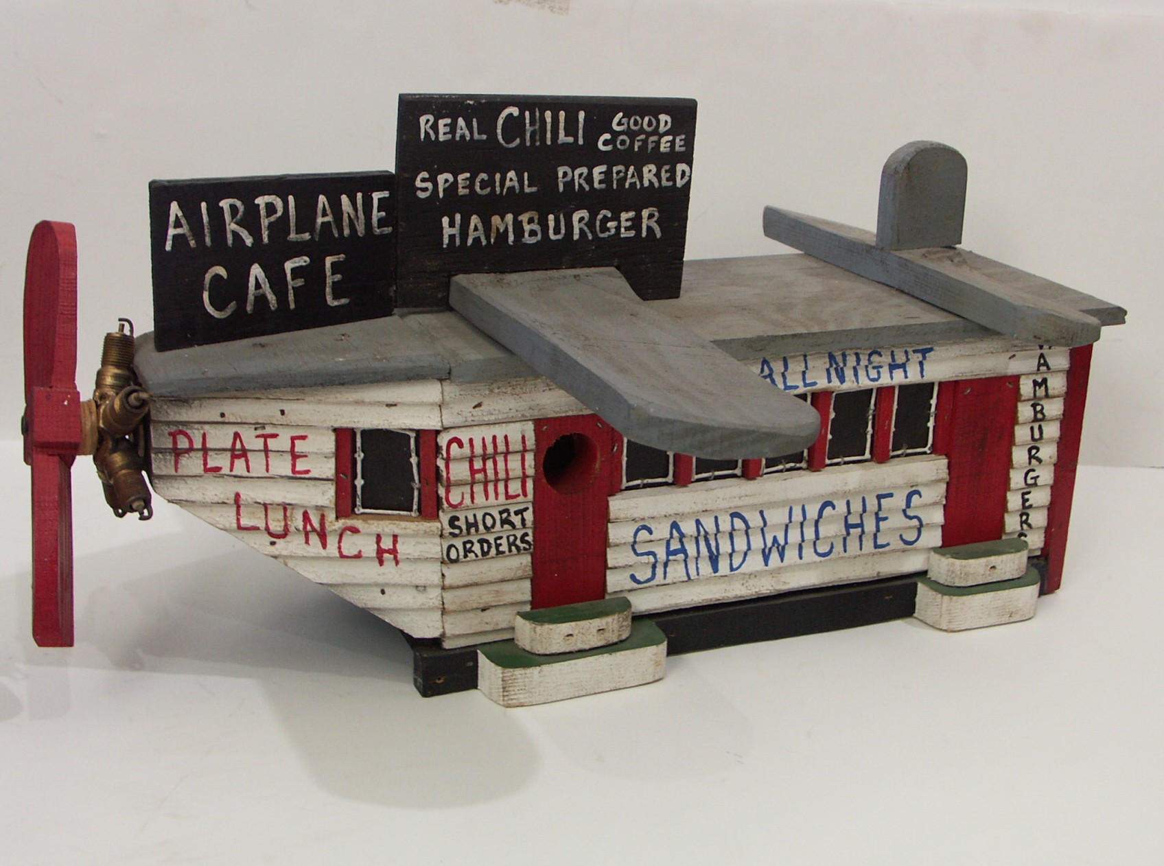 Arts and Crafts Airplane Cafe Model