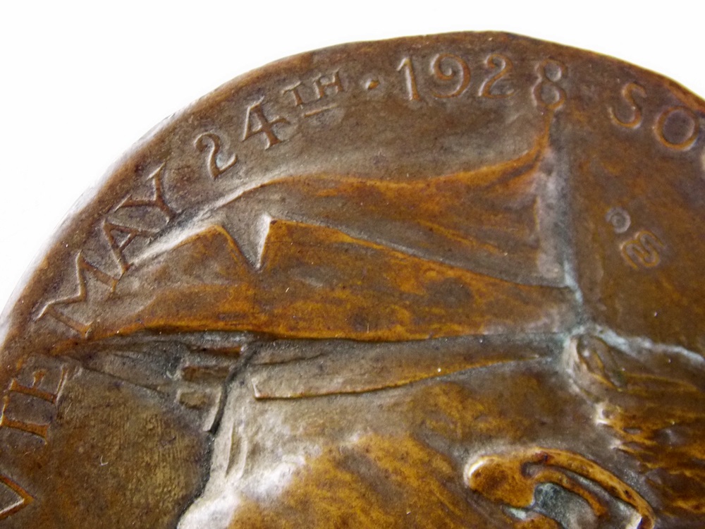 A Rare Bronze "Society of Arts and Sciences Edison Tribute" 1928 Medal