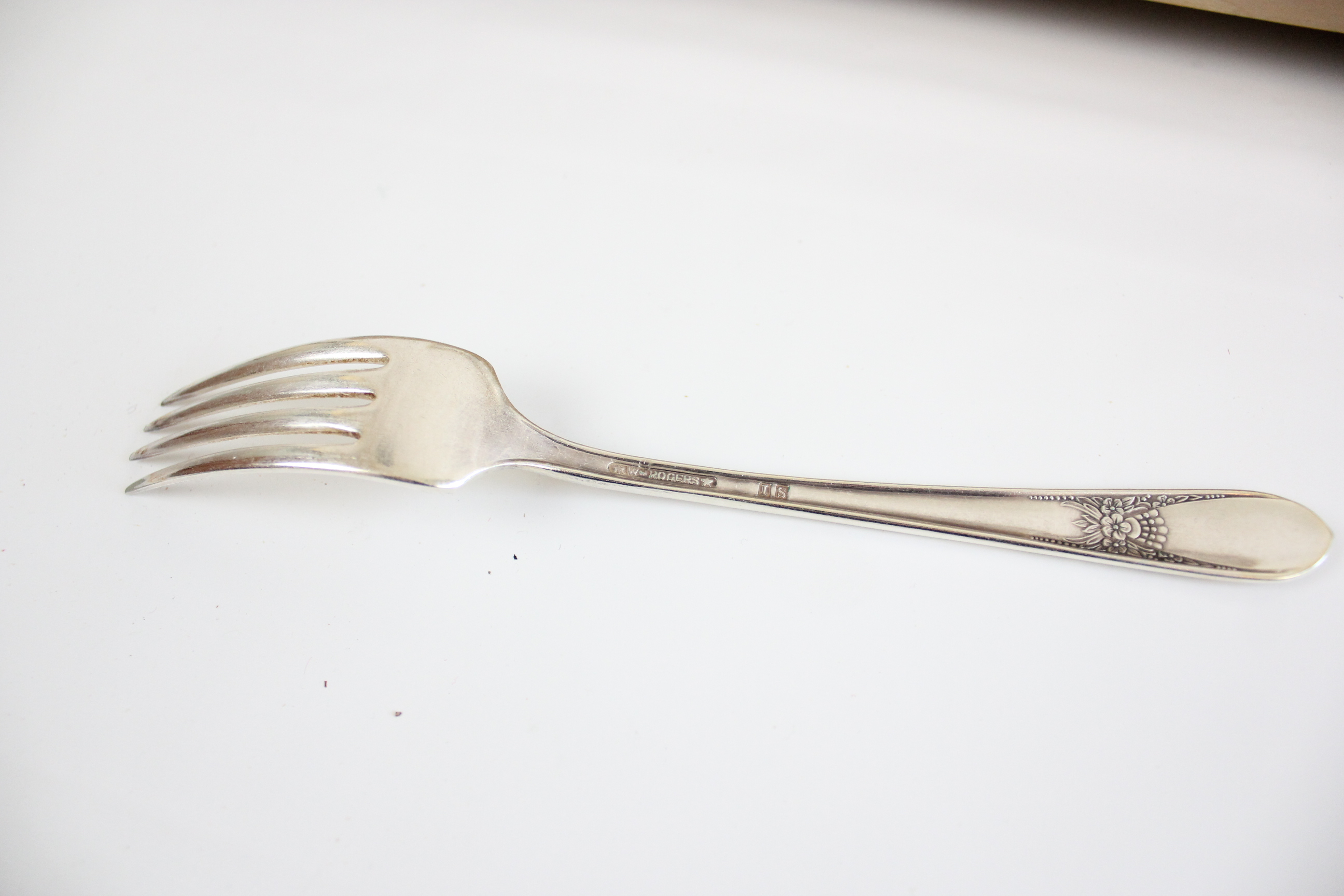 WM. A Rogers Silver Plate Flatware Set 