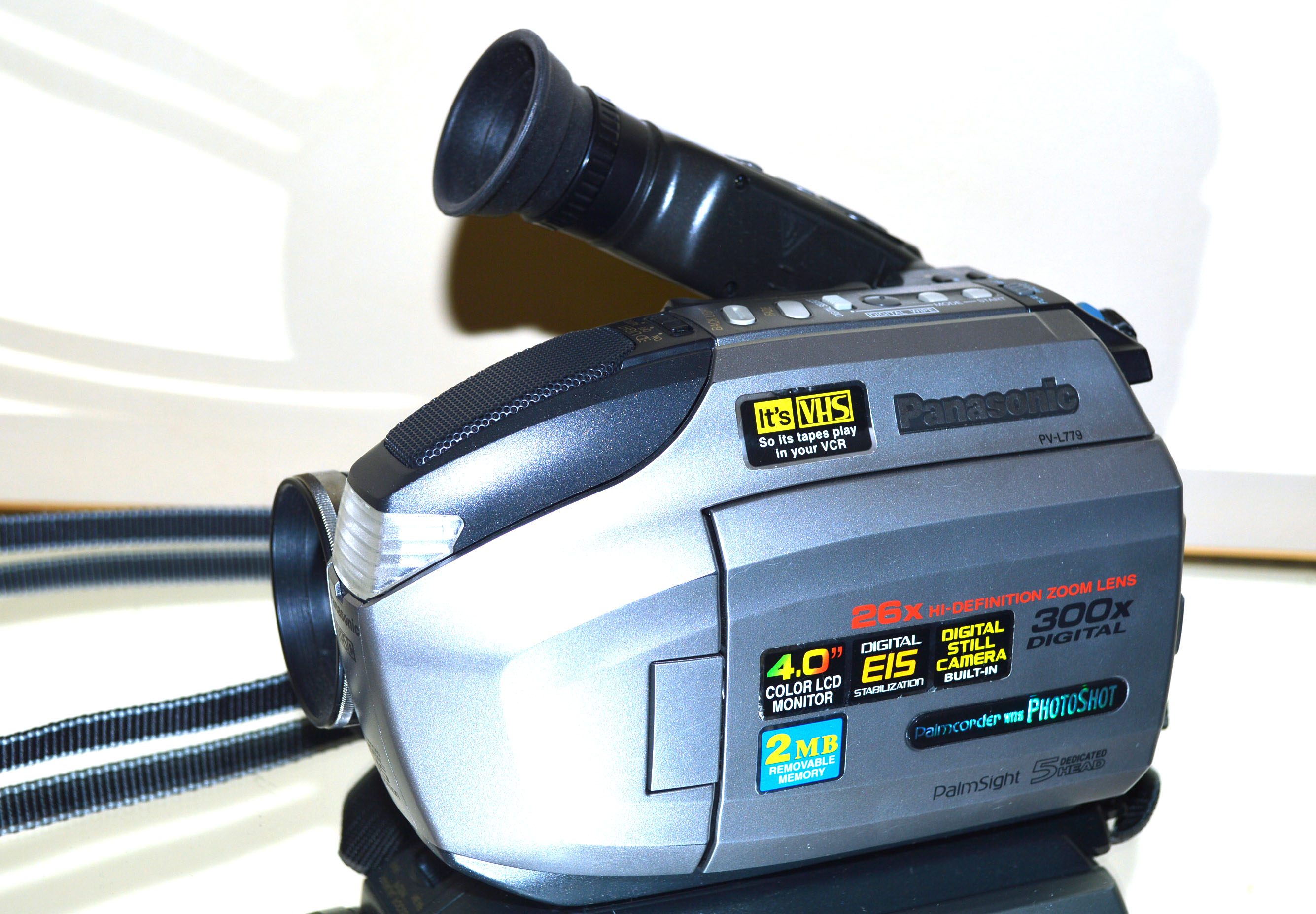 Panasonic Camcorder with Samsonite Bag and Tripod