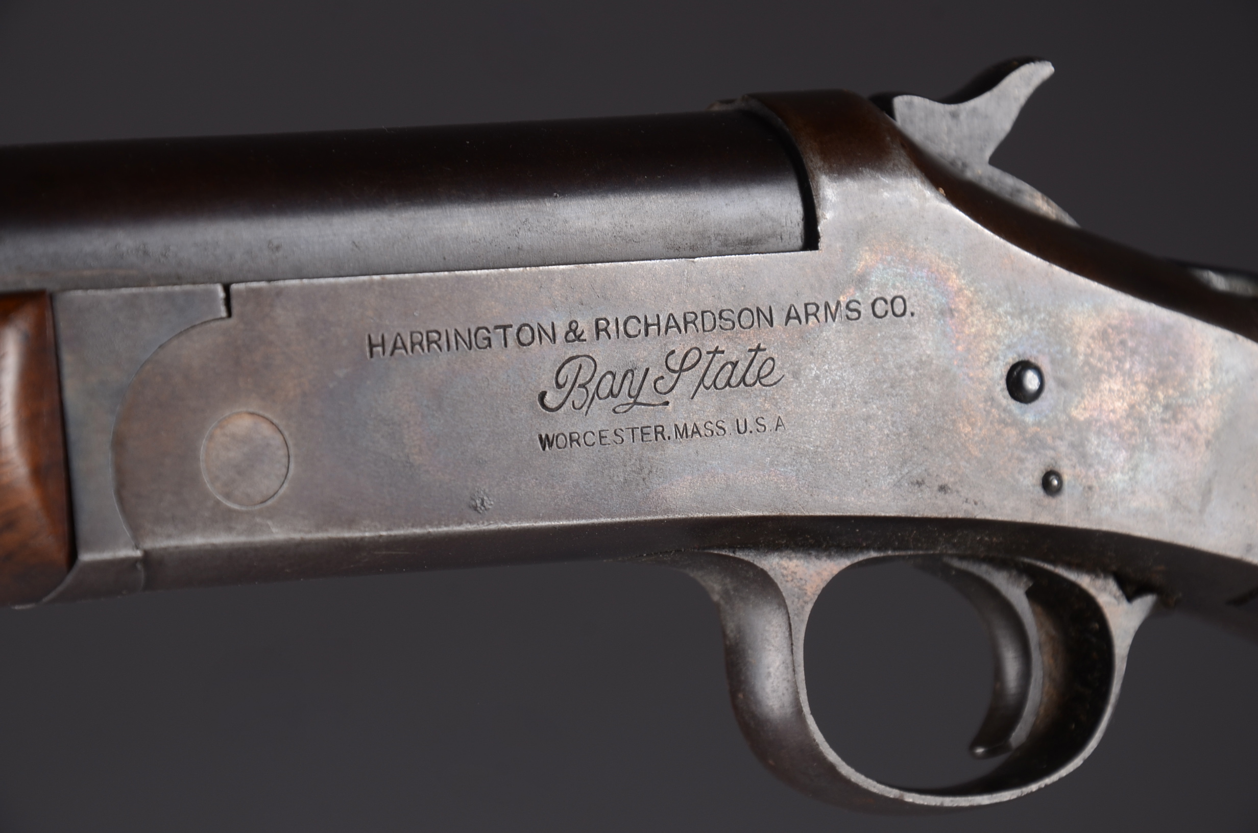 H&R Bay State 12 gauge single shot shotgun