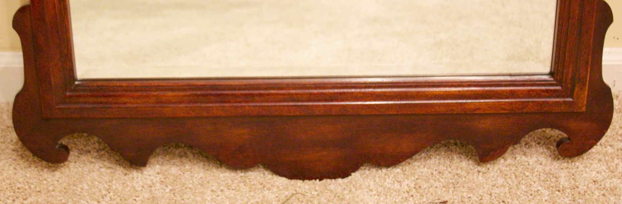 Chippendale - Style Mahogany Mirror