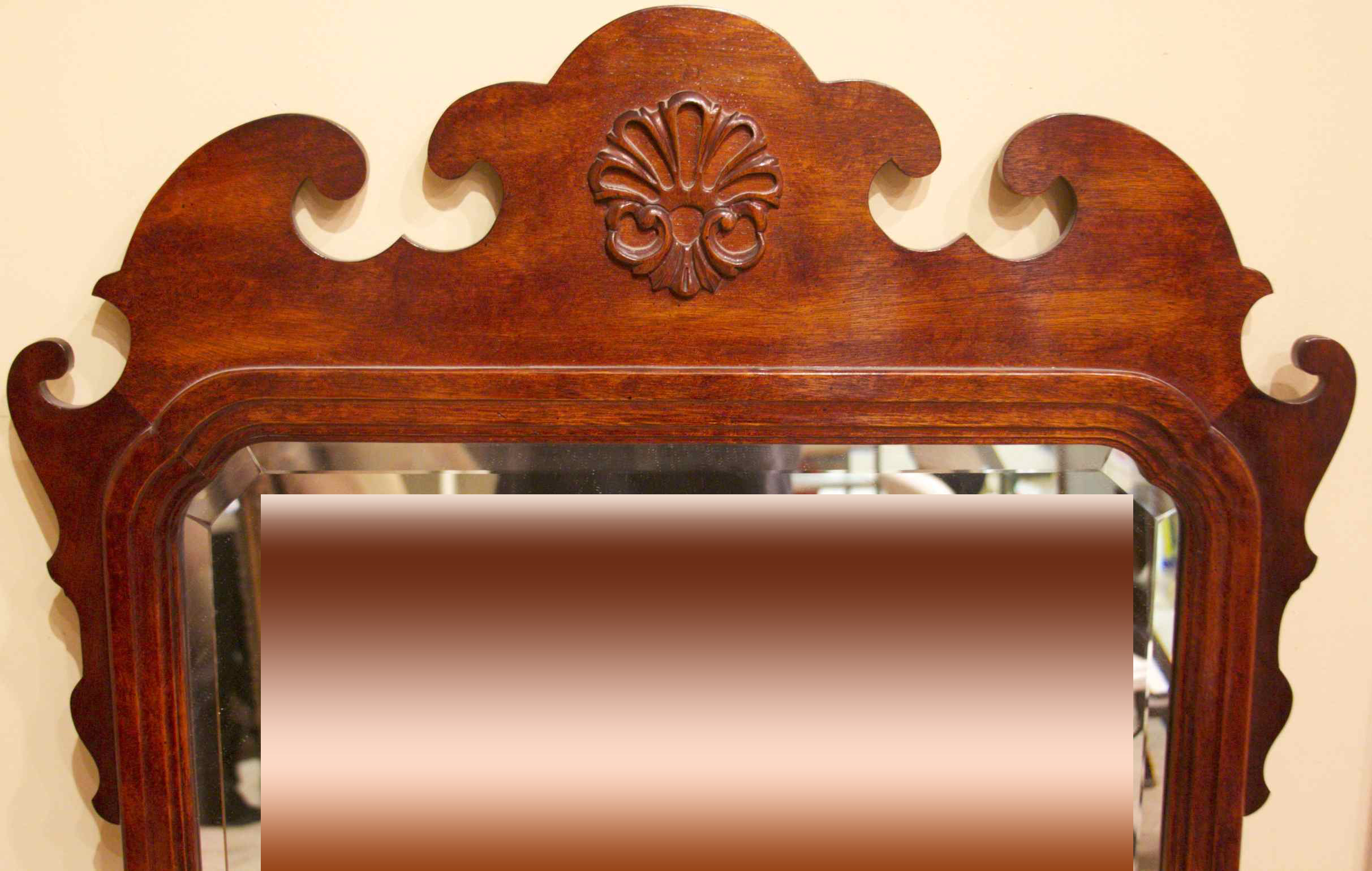 Chippendale - Style Mahogany Mirror