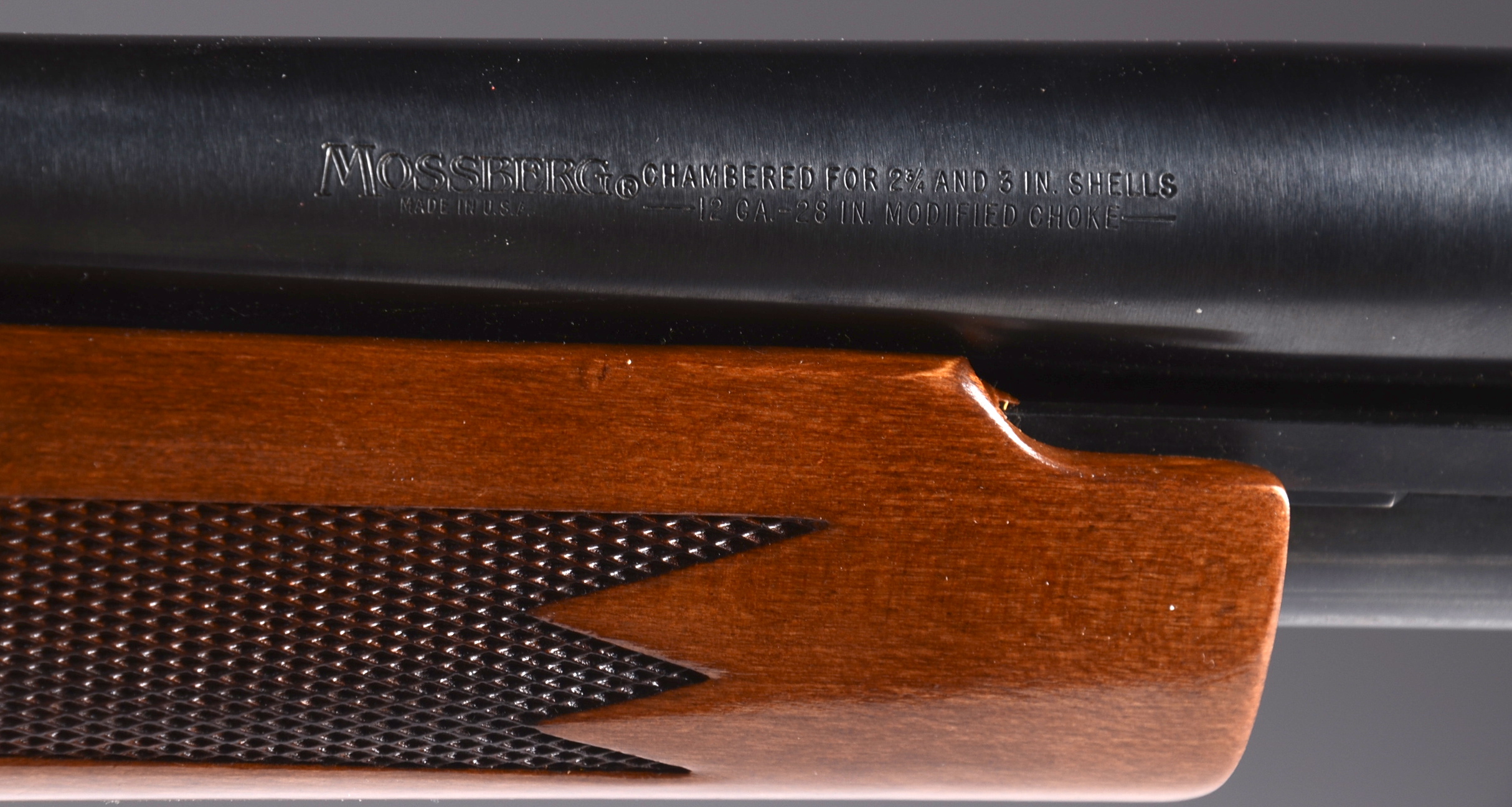 Mossberg Model 500A 12 gauge pump shotgun