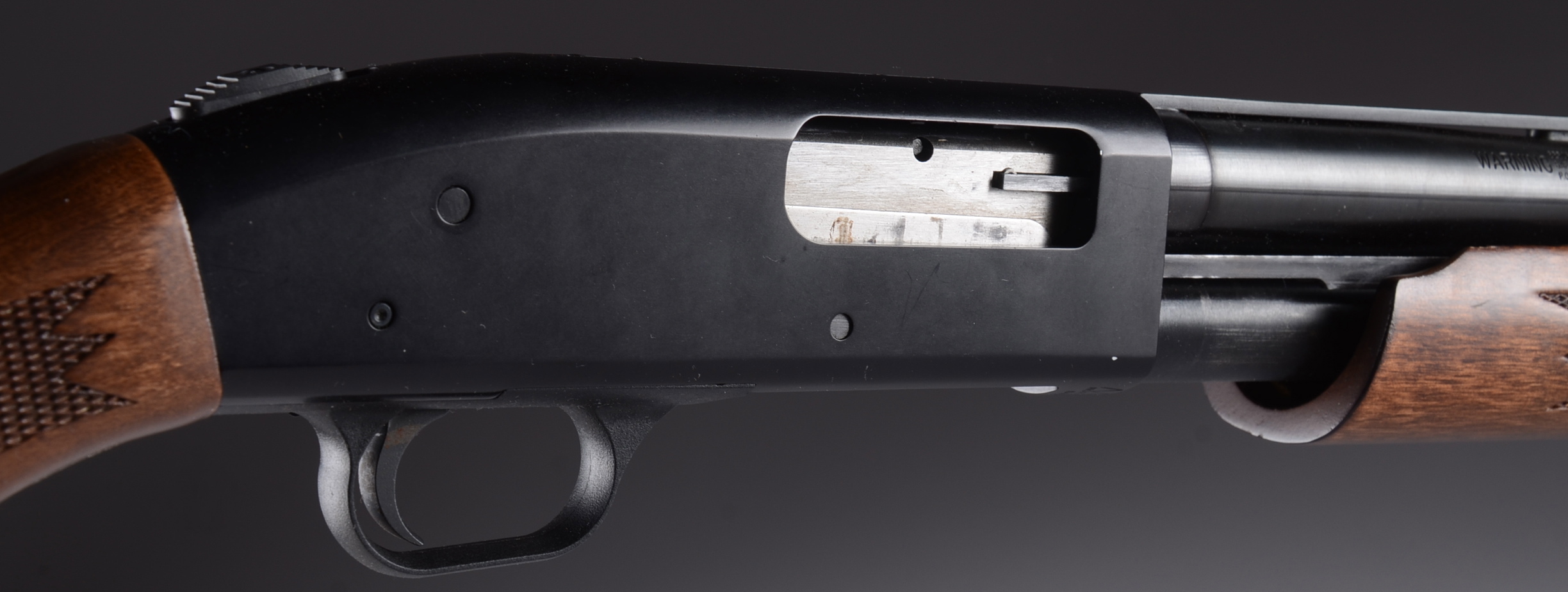 Mossberg Model 500A 12 gauge vent rib pump shotgun