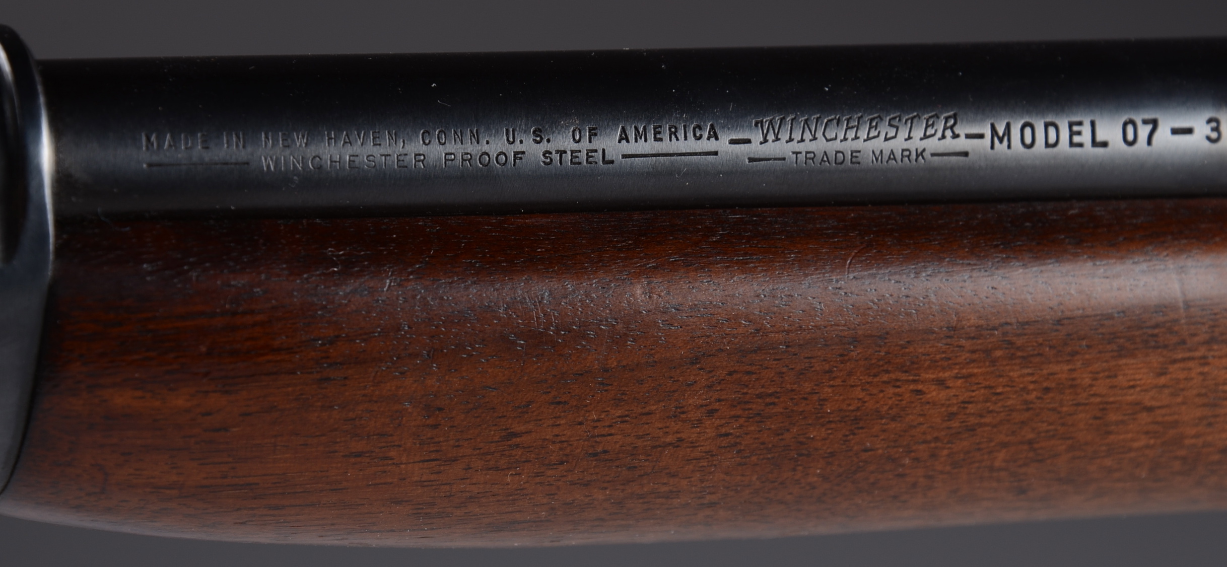 Winchester Model 07 .351 Caliber rifle.