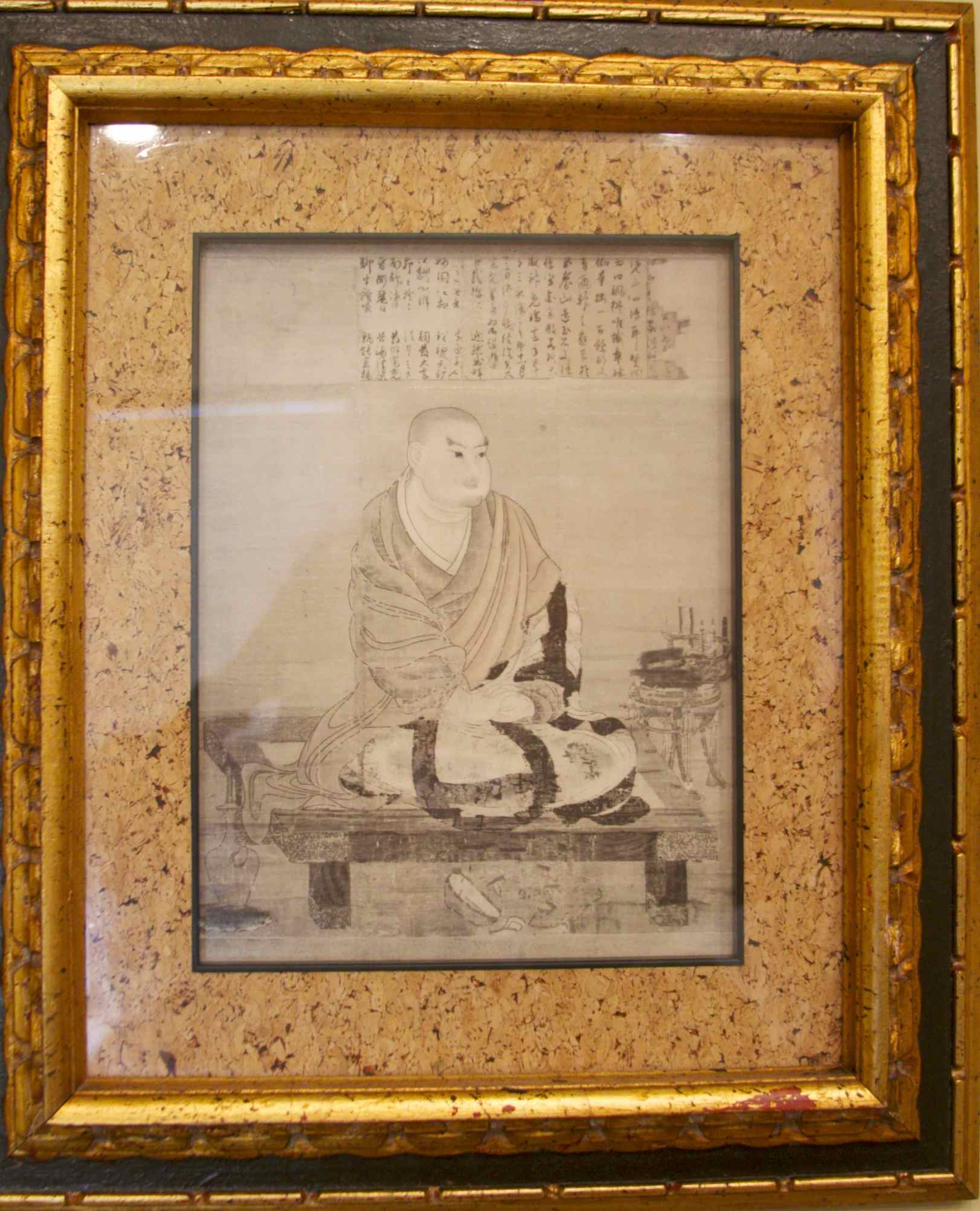 Print of a Chinese Buddhist Priest