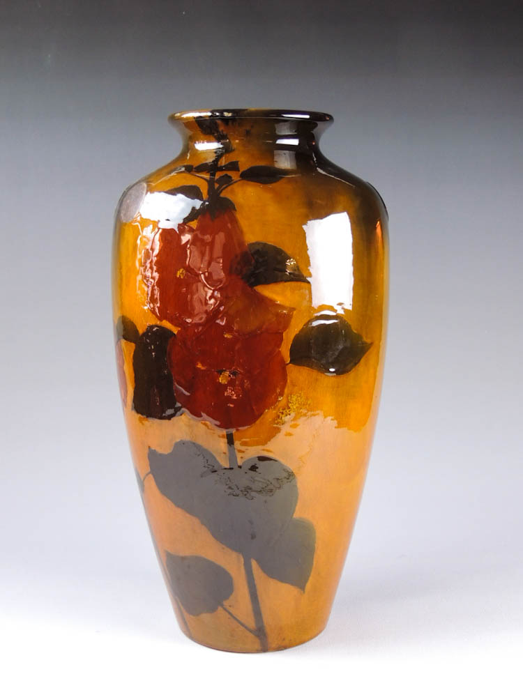 Kataro Shirayamadani 1900 Rookwood Baluster Vase No. 614B 