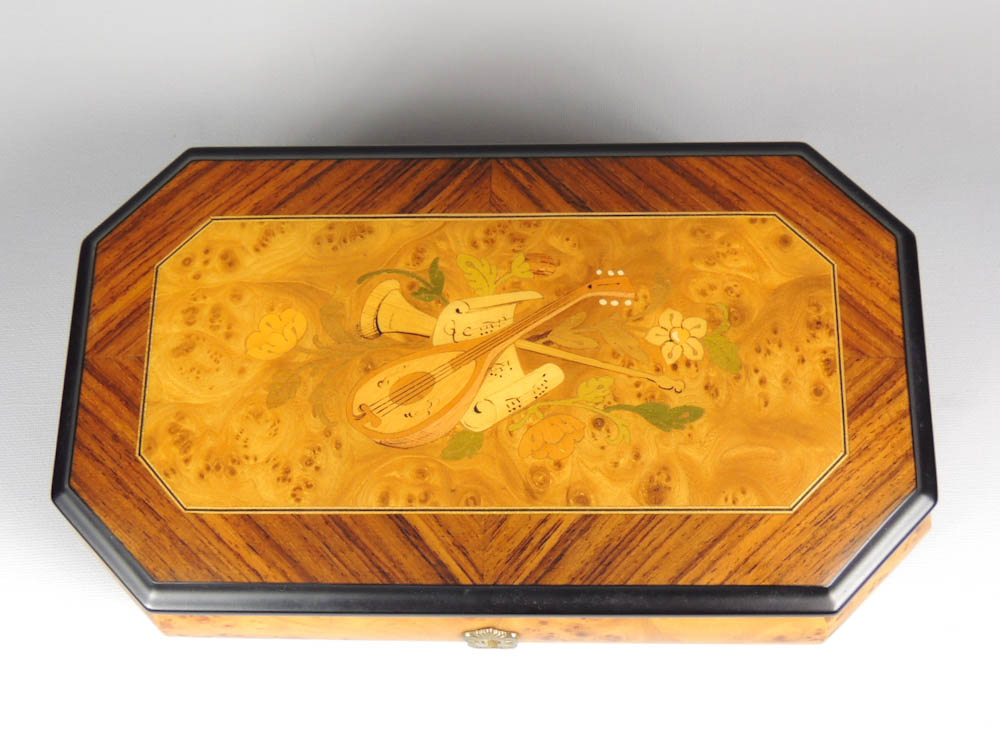 Reuge for Sorrento Inlaid Wood Music Box