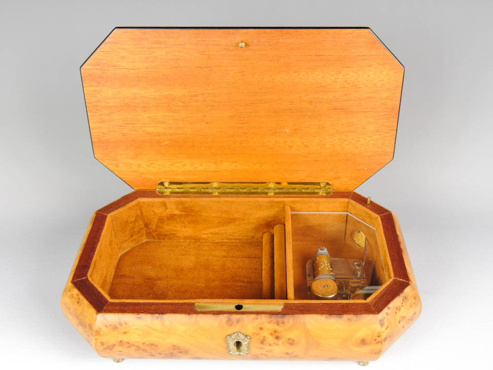 Reuge for Sorrento Inlaid Wood Music Box