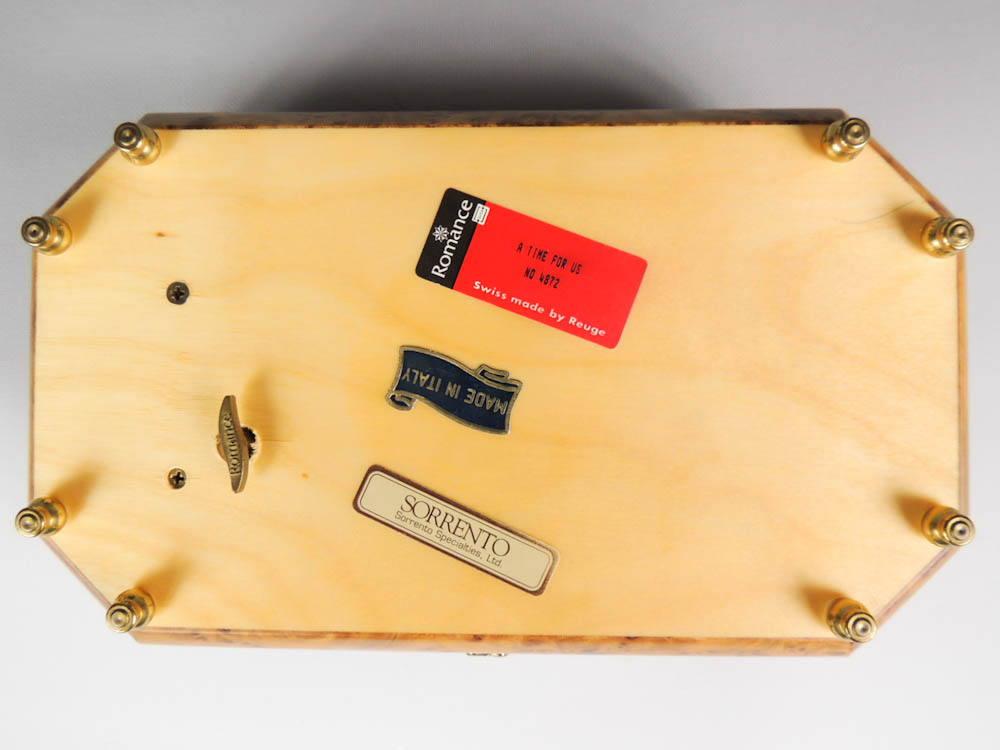 Reuge for Sorrento Inlaid Wood Music Box