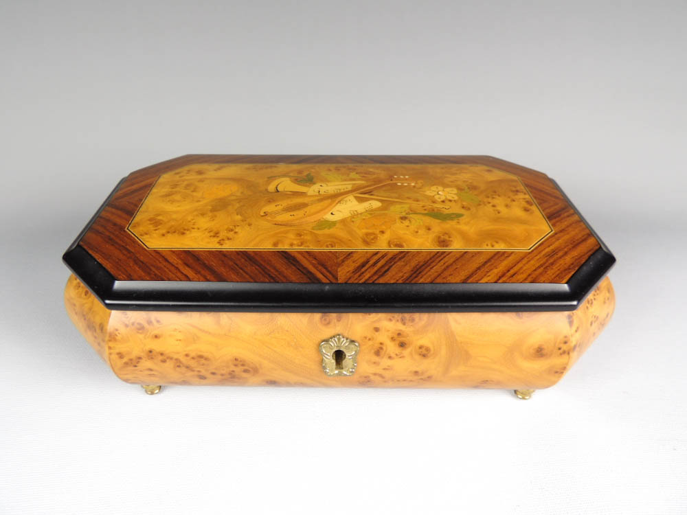 Reuge for Sorrento Inlaid Wood Music Box