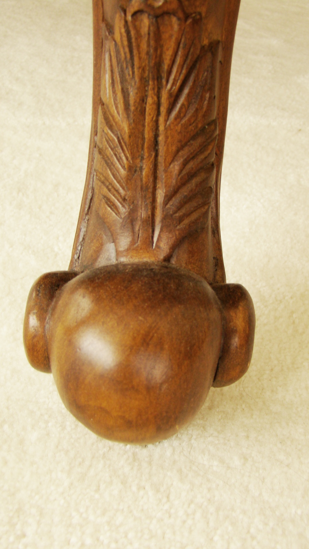 Queen Anne Style Ornate Writing Desk 