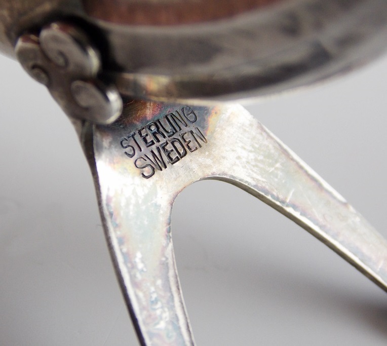 Charming Vintage Viking Revival Sterling Silver Salts