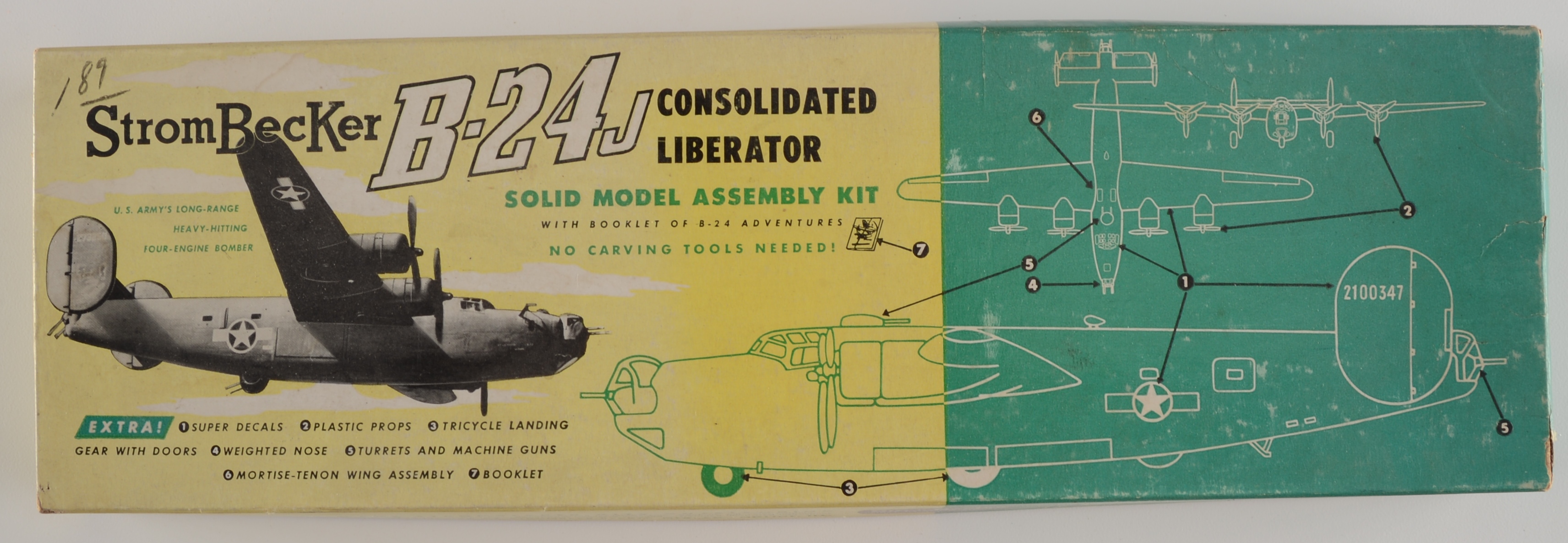 Four Vintage Model Airplane Kits