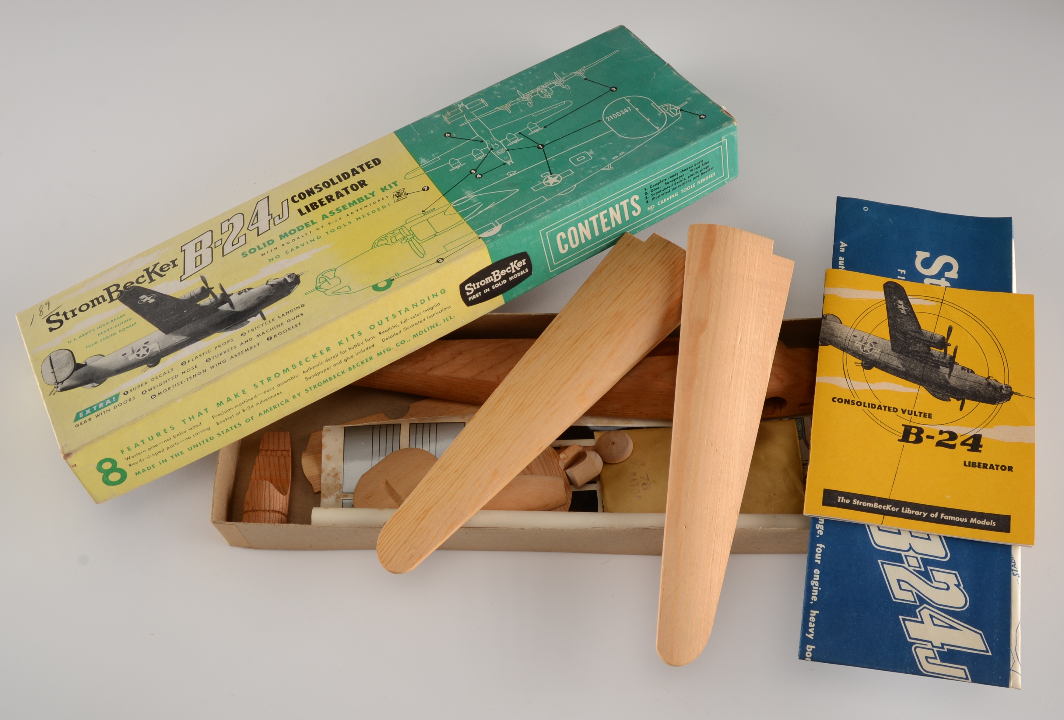 Four Vintage Model Airplane Kits