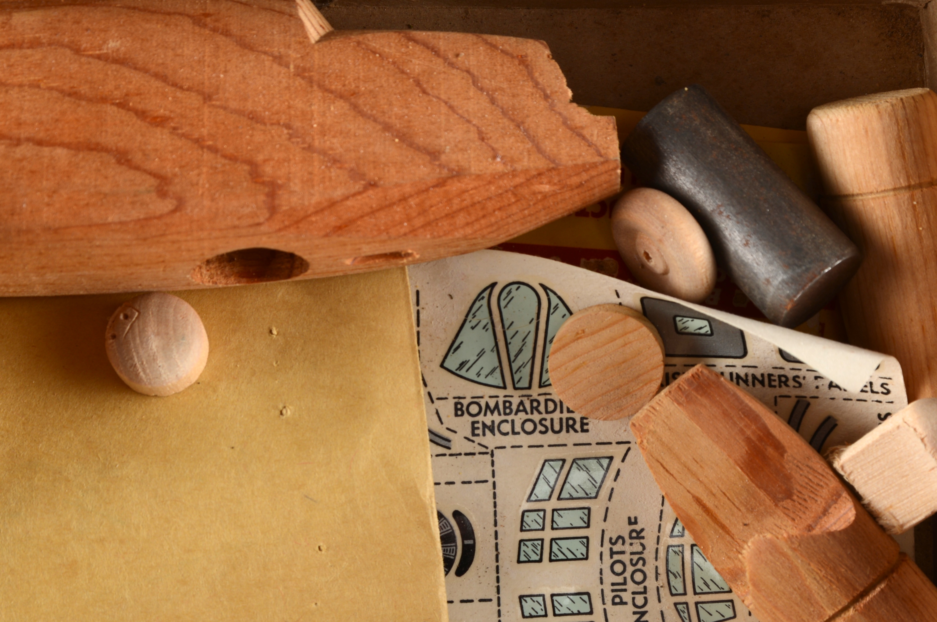 Four Vintage Model Airplane Kits