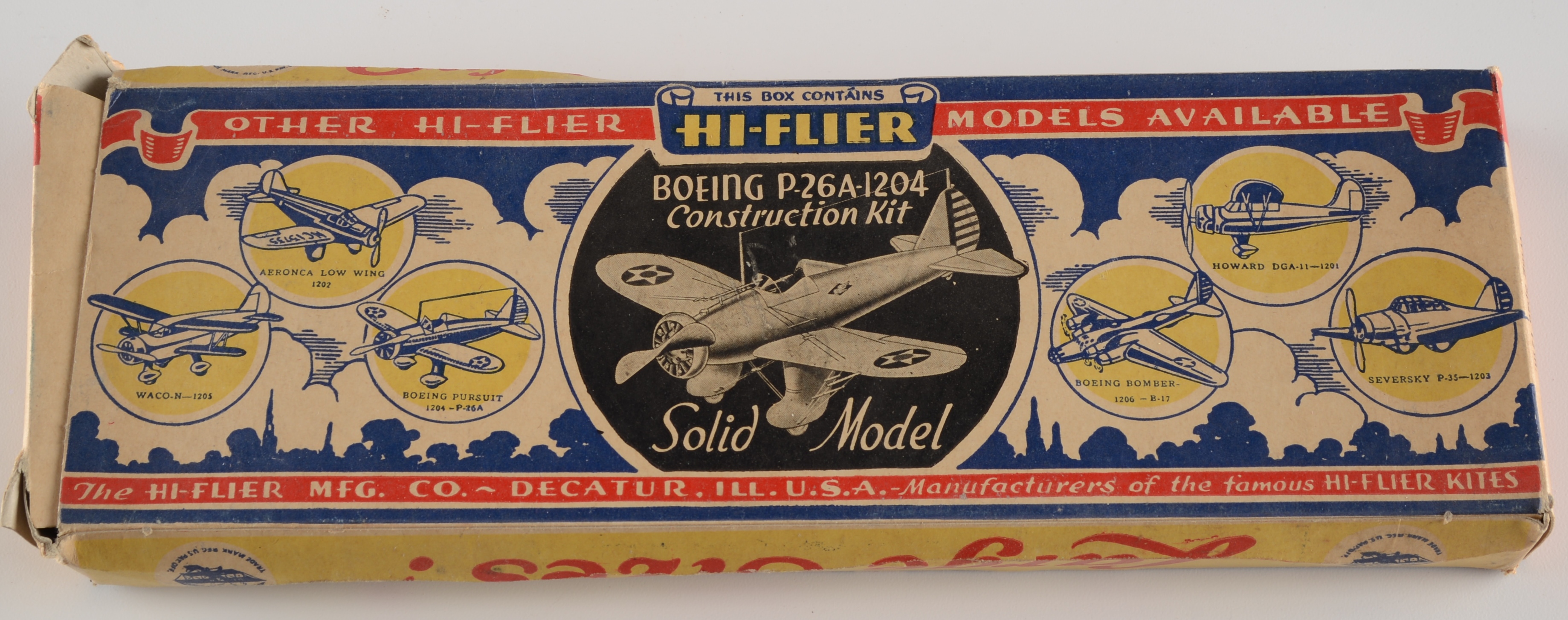 Four Vintage Model Airplane Kits