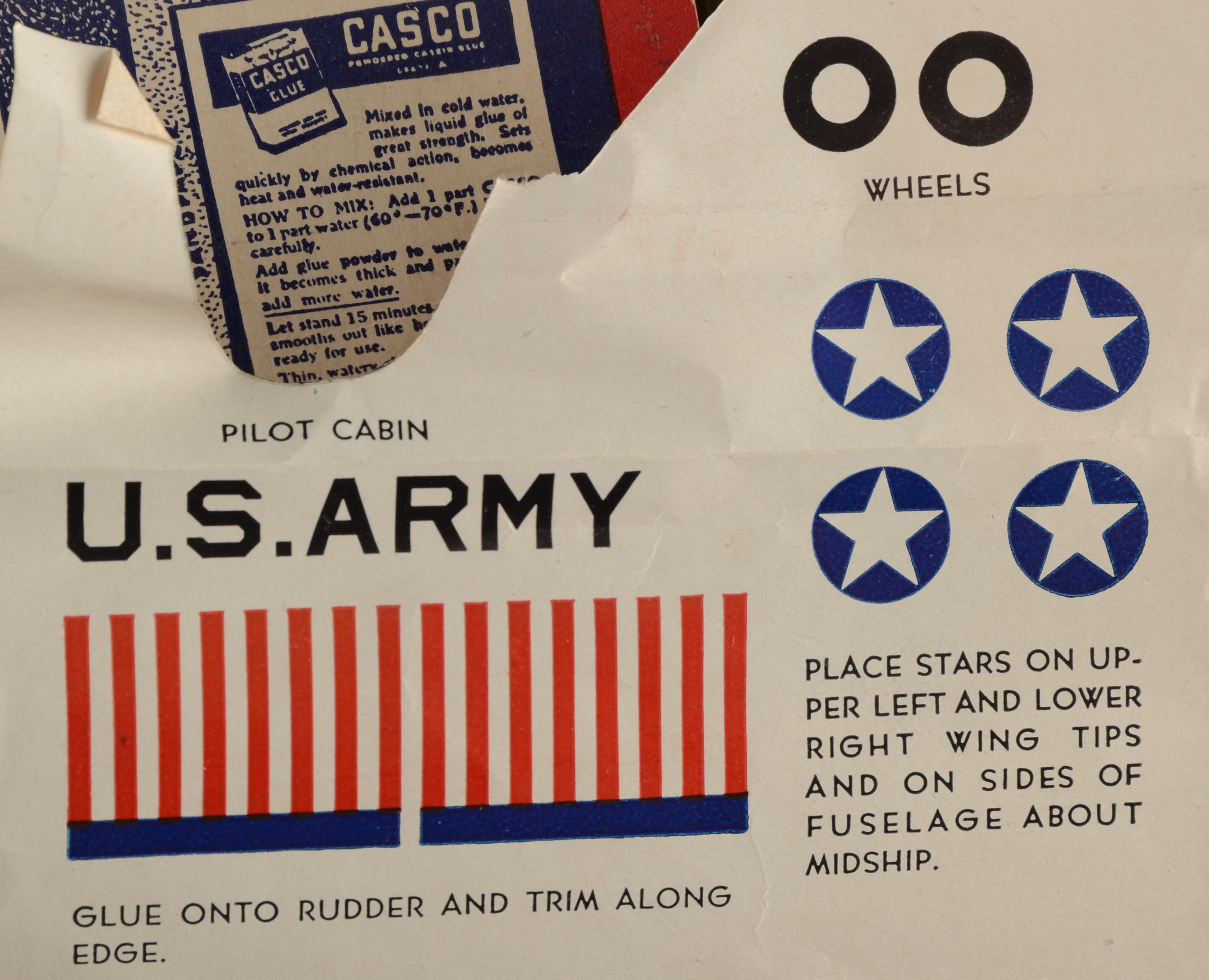 Four Vintage Model Airplane Kits