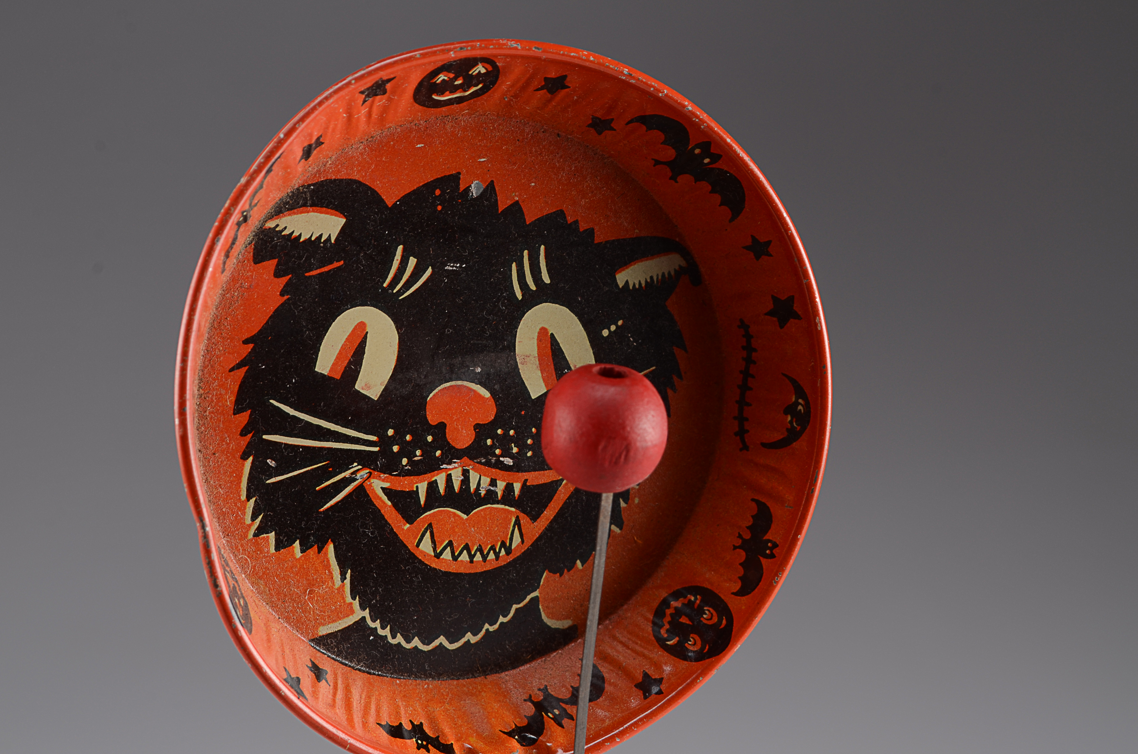 Two Vintage Tin Lithograph Toys, Marx Race Car and Kirchhoff Noise Maker