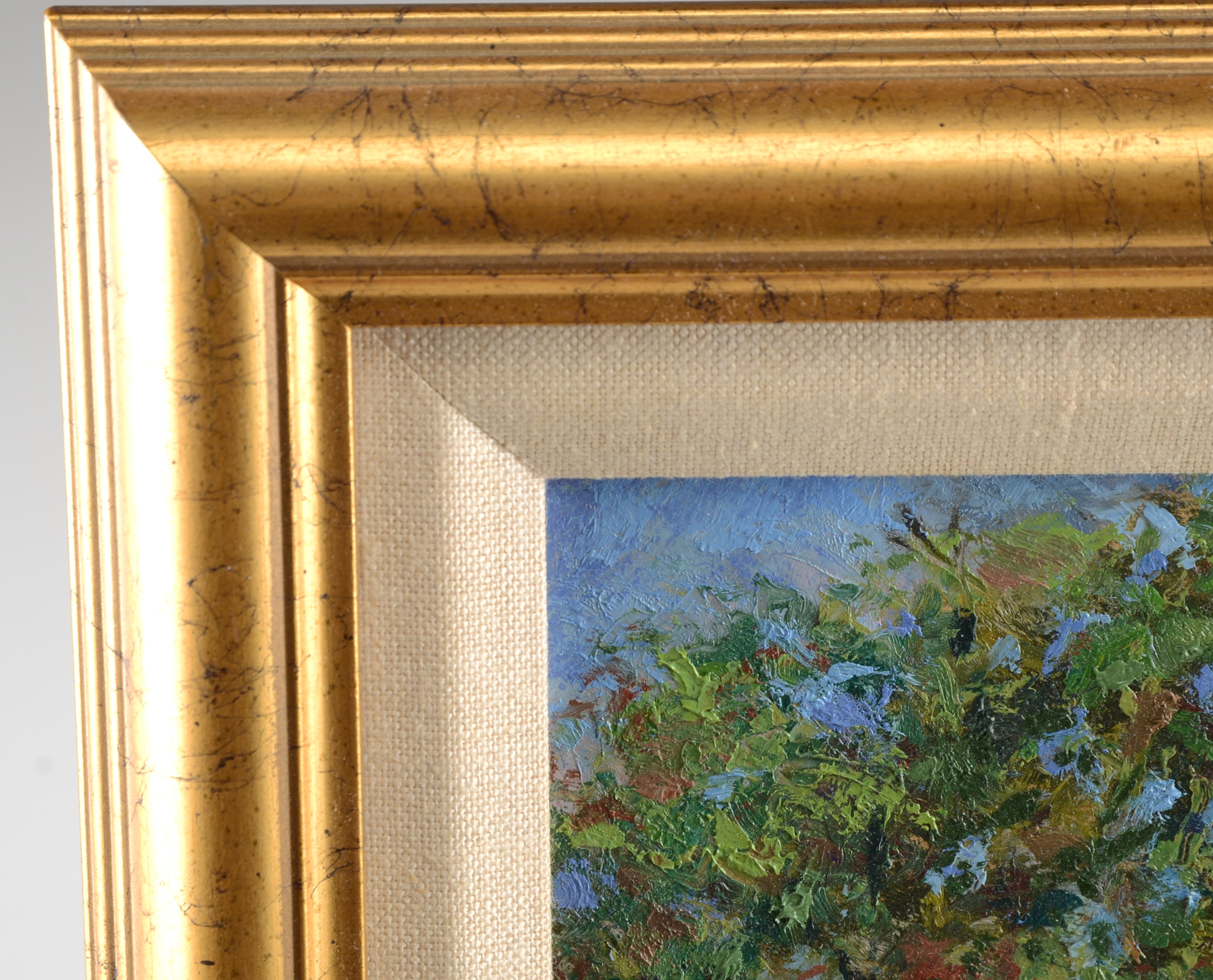 Original Ralph Ricketts Oil On Academy Board Painting