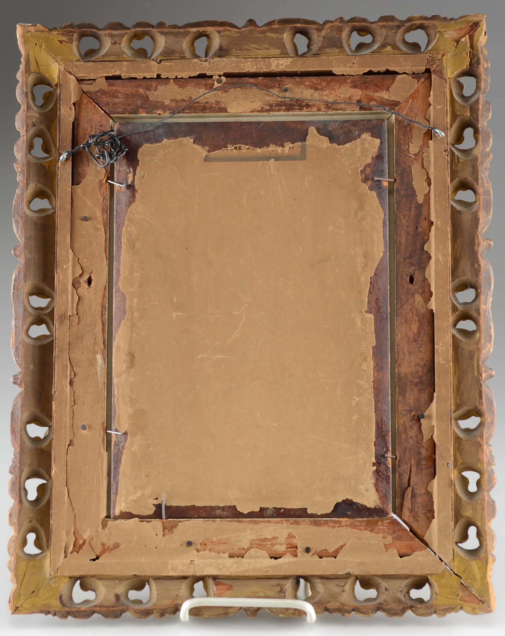 Original Victorian Era Hand-Painted Print