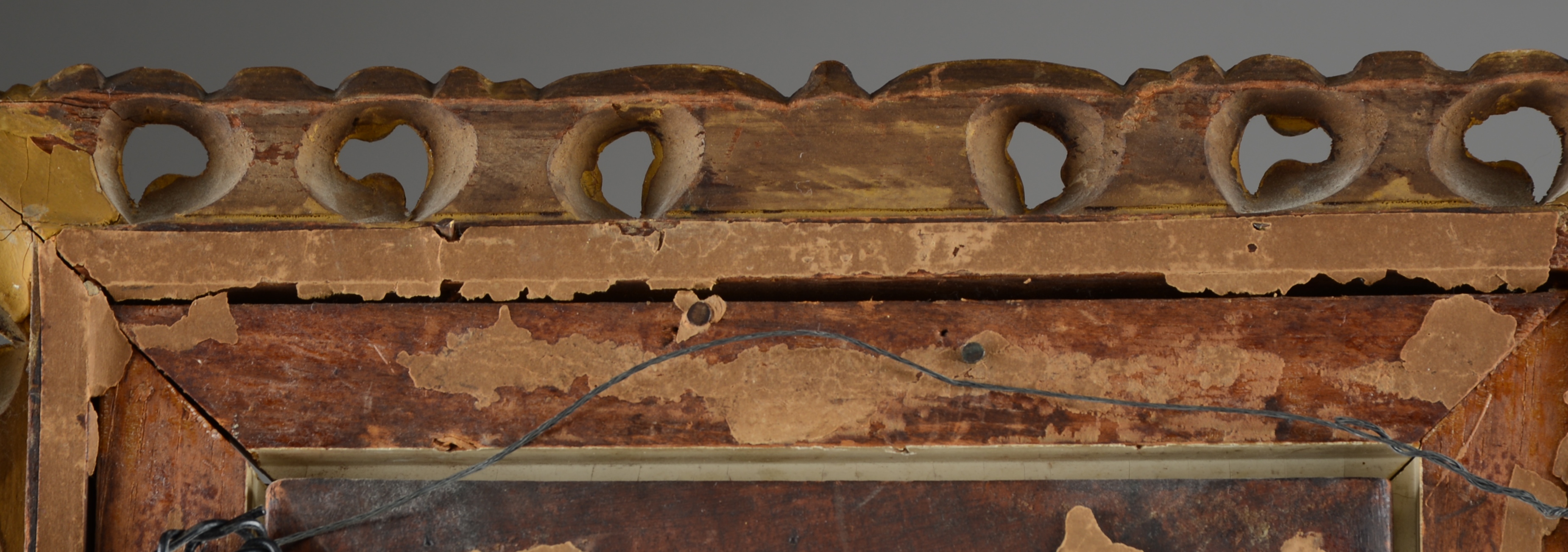 Original Victorian Era Hand-Painted Print